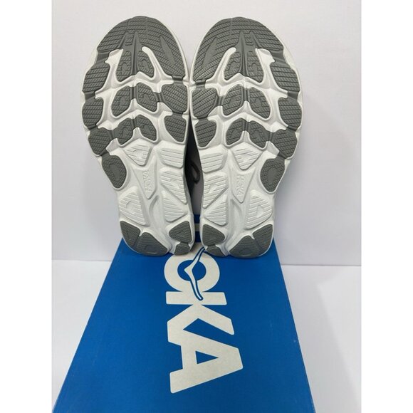 HOKA ONE ONE Clifton 10 WIDE Running Shoes Women’s Size 12D Gray 1162050/SRYG - Picture 6 of 7